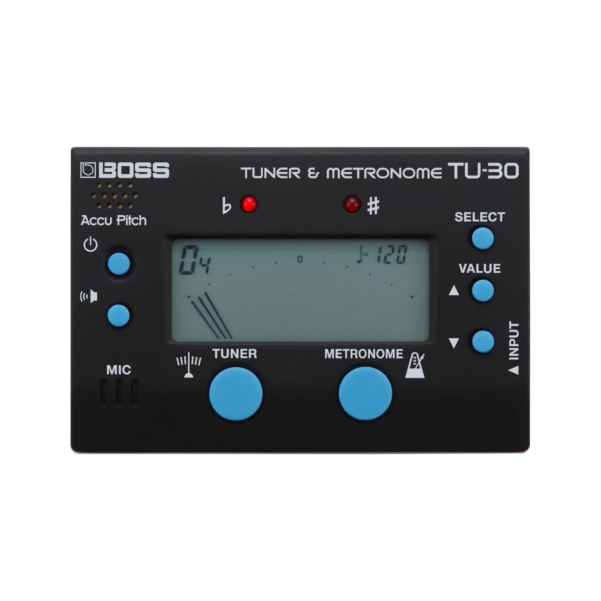 Boss TU-30 tuner and metronome combo