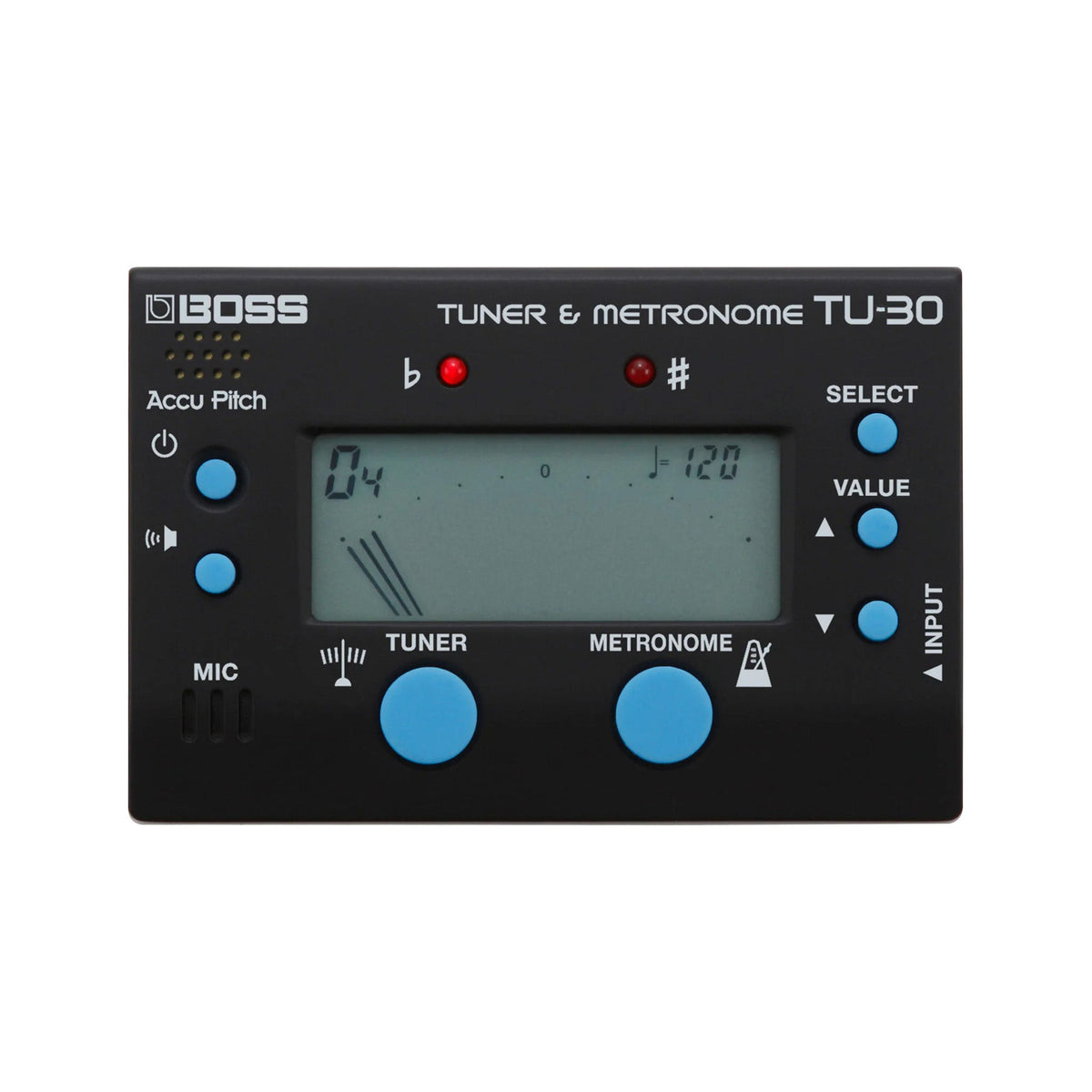 Boss TU-30 tuner and metronome combo