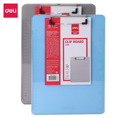DELI E9256 A4 Transparent Pressure Clip Board
