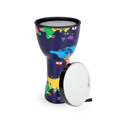 Percussion Plus 10″ and 12″ nesting djembes set of 2 with bags – Without Slap graphics