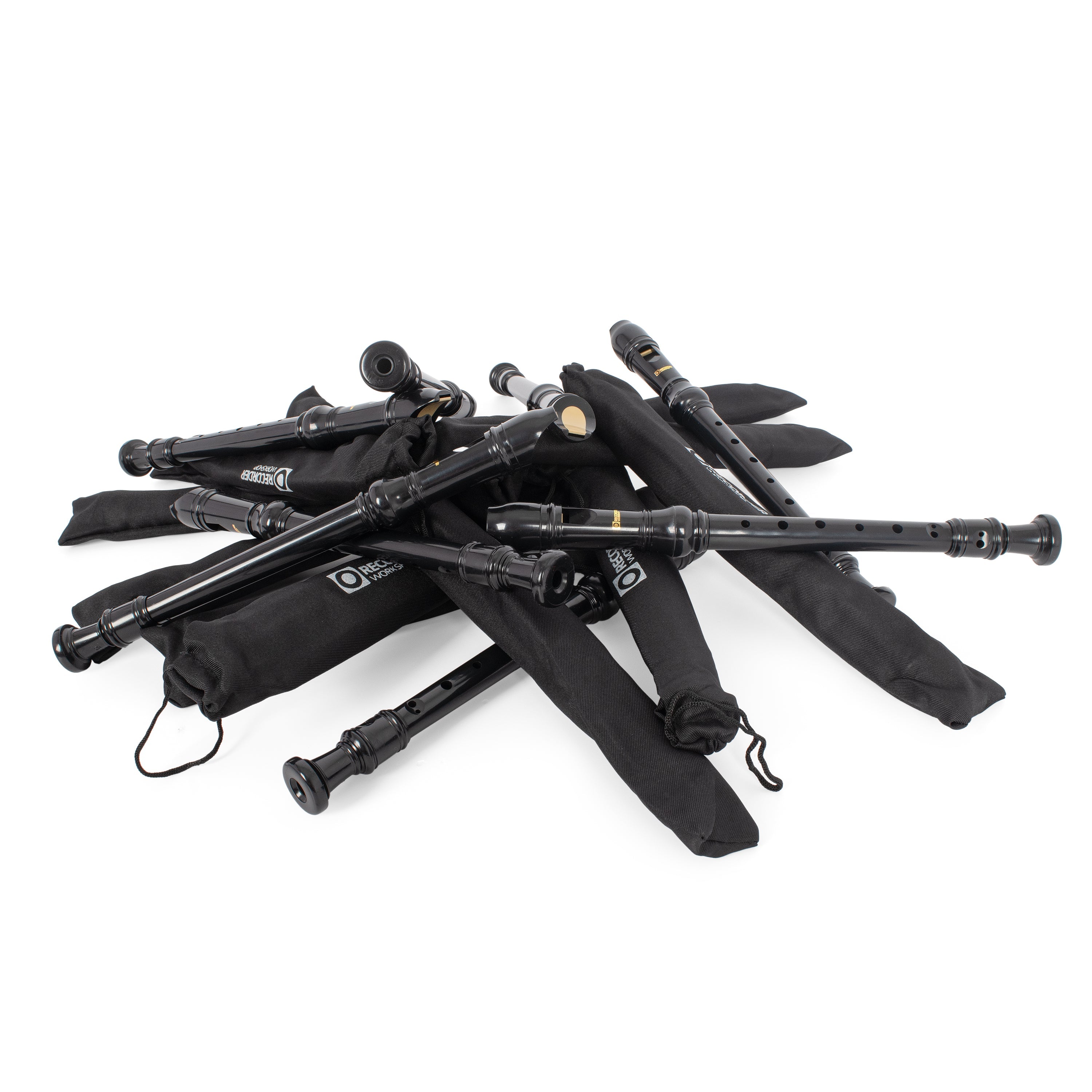Recorder Workshop 301 pack of 50 descant recorders in black