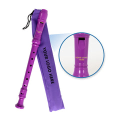 Recorder Workshop custom logo descant recorder - Purple