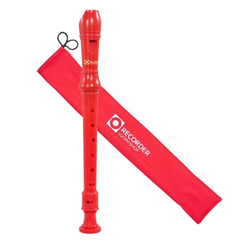 Recorder Workshop 301 descant recorder - Red