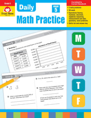 WORKBOOK - DAILY MATH PRACTICE GR 5