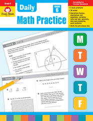 WORKBOOK - DAILY MATH PRACTICE GR 6