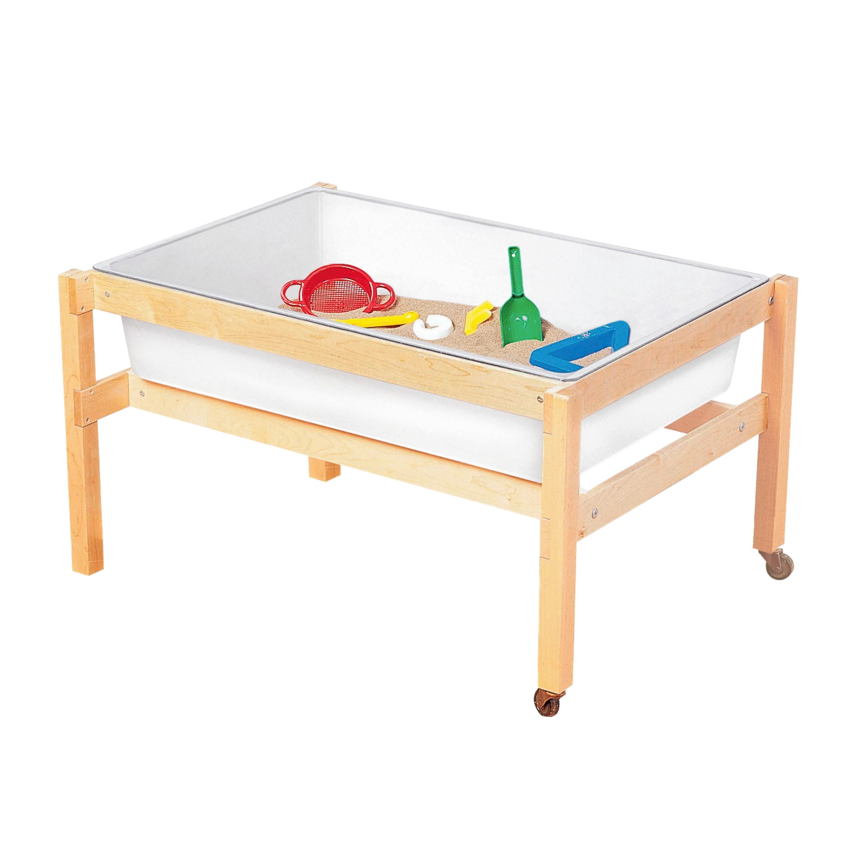 QS KIT SAND AND WATER TABLE CC WITH WHITE TUB AND COVER