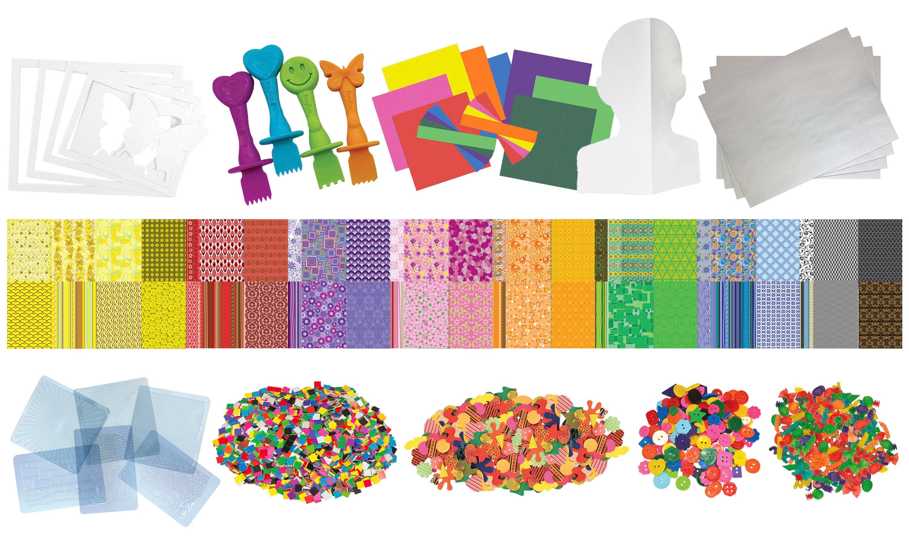 CRAFT COLLAGE KIT BIG BOX OF ART MATERIALS