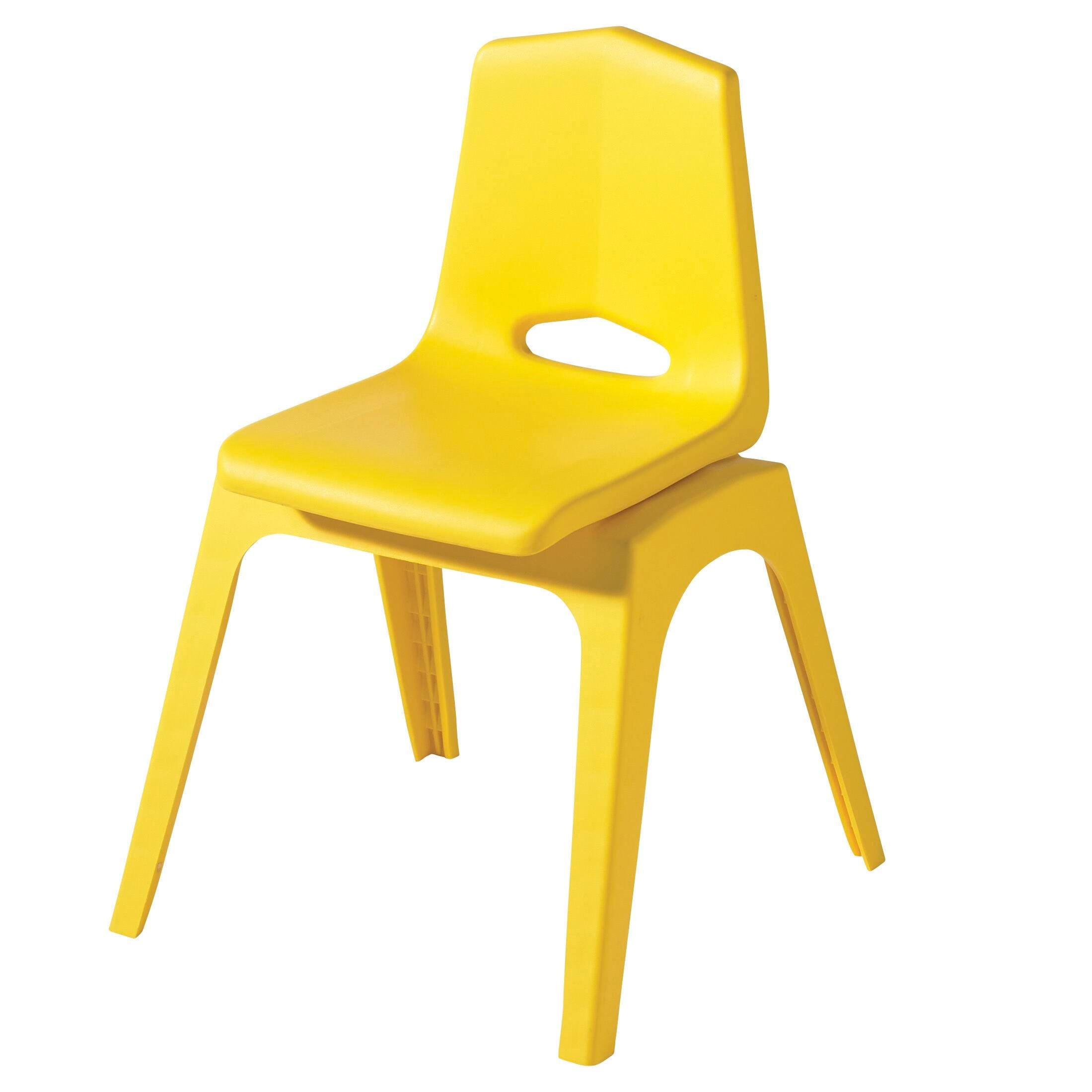 CLASSROOM SELECT - CHAIR - PRIMA STACK - 11 IN - SPECIFY SEAT COLOR - SPECIFY FRAME COLOR