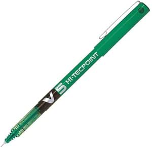 PEN PILOT V5 GREEN 0.5