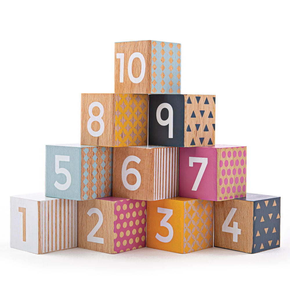 Wooden Number Blocks - FSC 100%