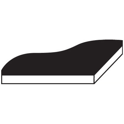 Laserable Engraving Laminate - 600 x 300mm - Black on White