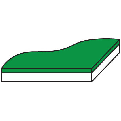 Laserable Engraving Laminate - 600 x 300mm - Green on White