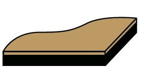 Laserable Engraving Laminate - 600 x 300mm - Gold on Black