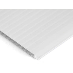 Plastic Corrugated 4mm Sheet - 1220 x 610mm - Pack of 10 - White