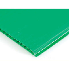 Plastic Corrugated 4mm Sheet - 1220 x 610mm - Pack of 10 - Green