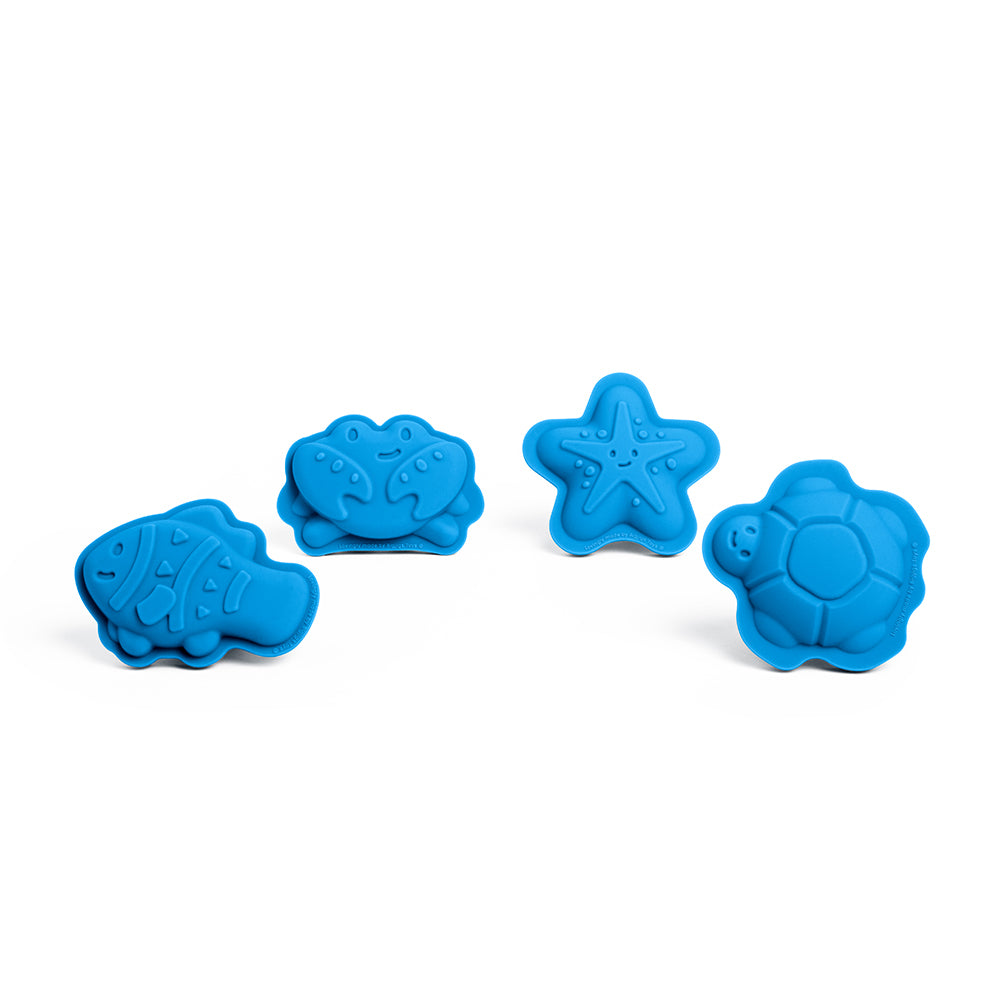 Ocean Blue Character Sand Moulds