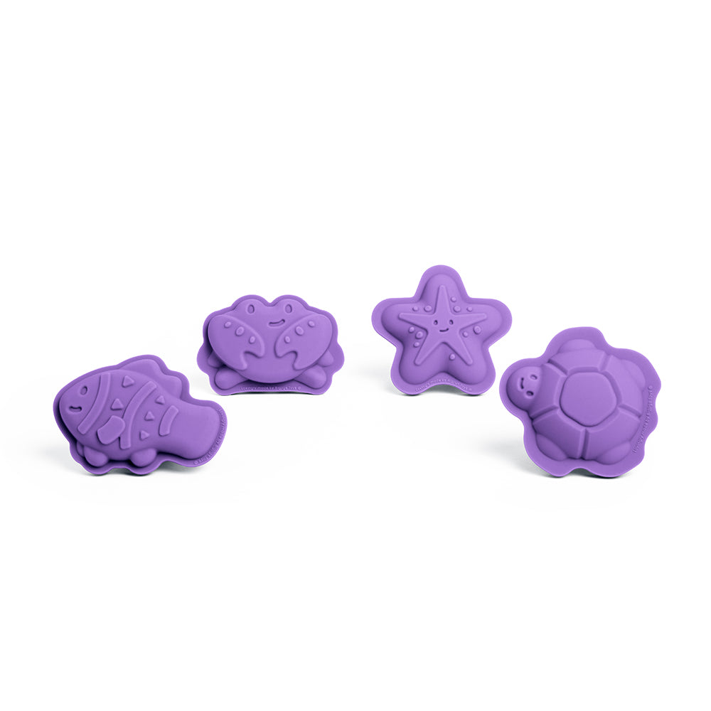 Lavender Purple Character Sand Moulds