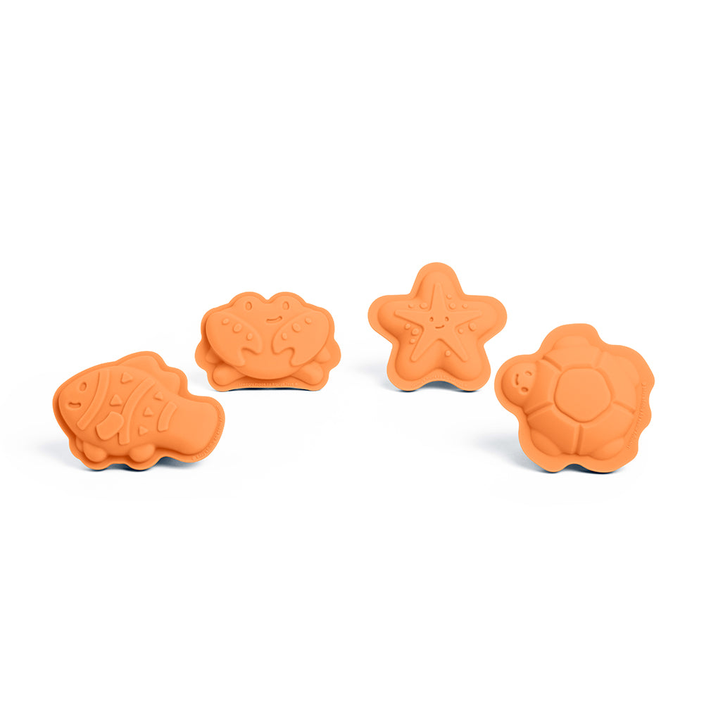 Apricot Orange Character Sand Moulds