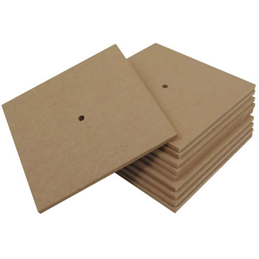 Square Clock Face 150mm x 150mm (Pack of 10)