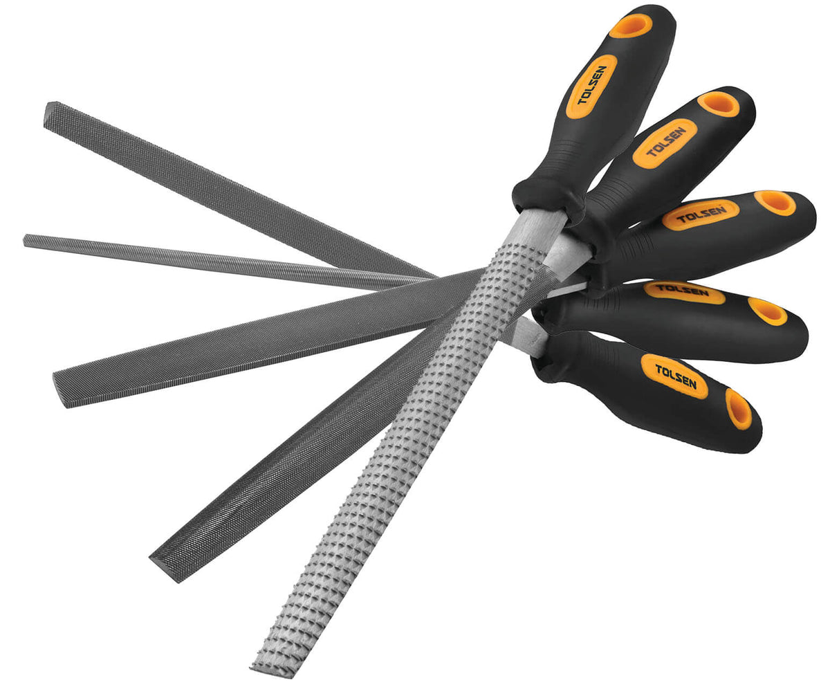 Engineers File/Rasp Set 8\" - 5 Piece Set