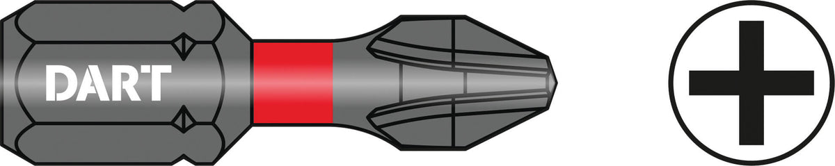 Impact Driver Bit PH3 x 25mm - Pack of 10