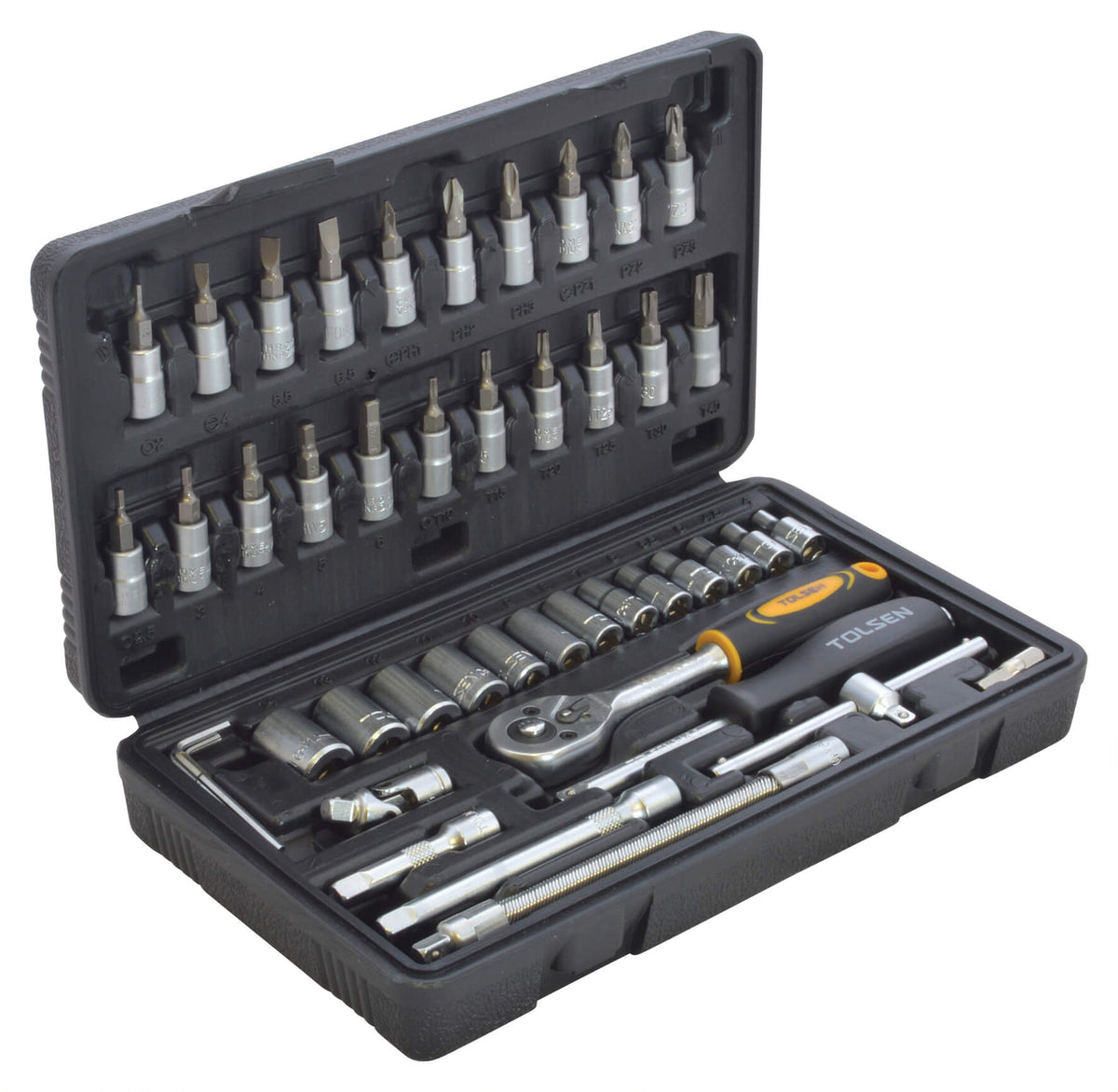 Industrial Socket Set - 1/4\" Drive - 46 Piece Set