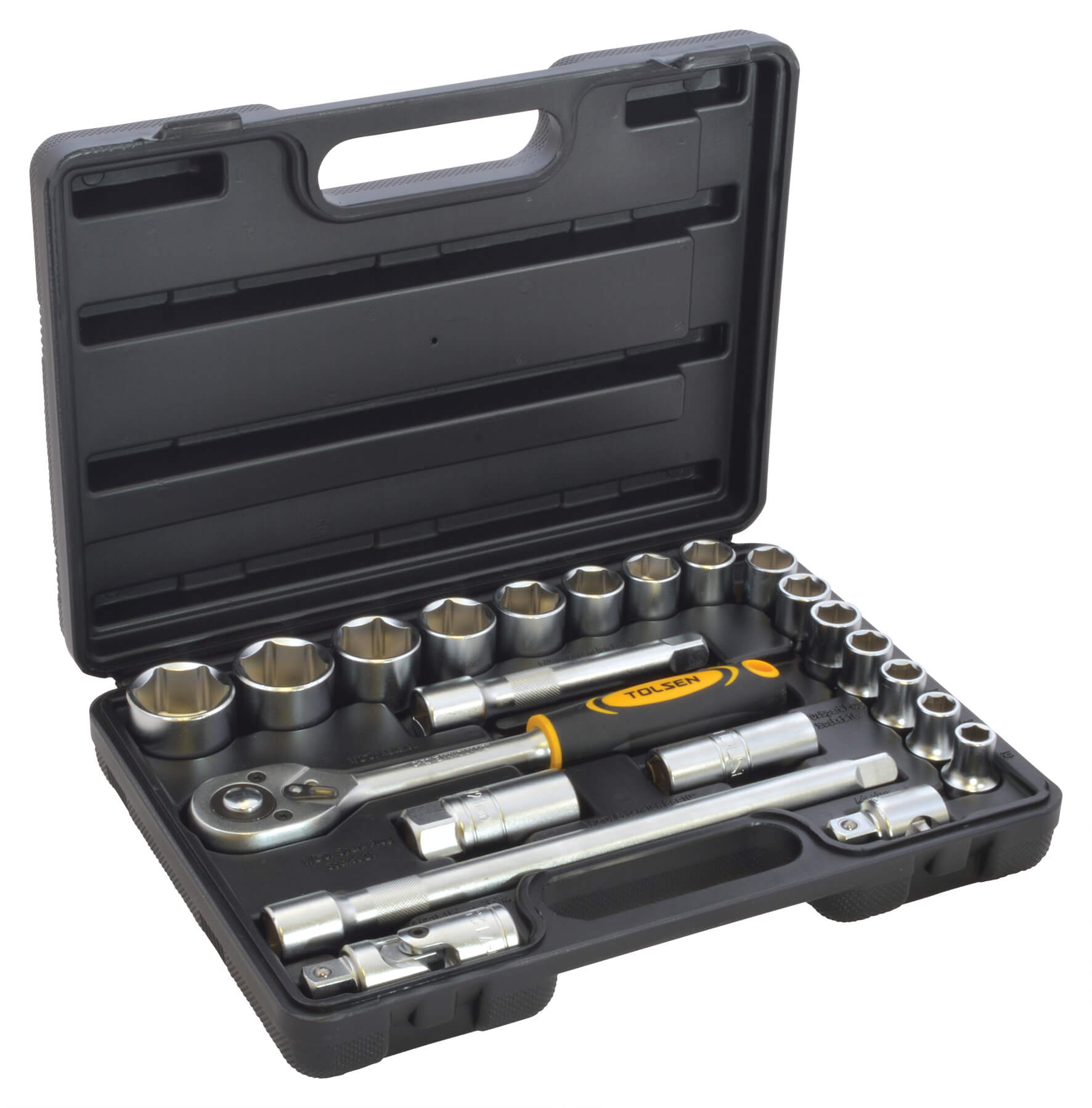 Industrial Socket Set - 1/2\" Drive - 22 Piece Set