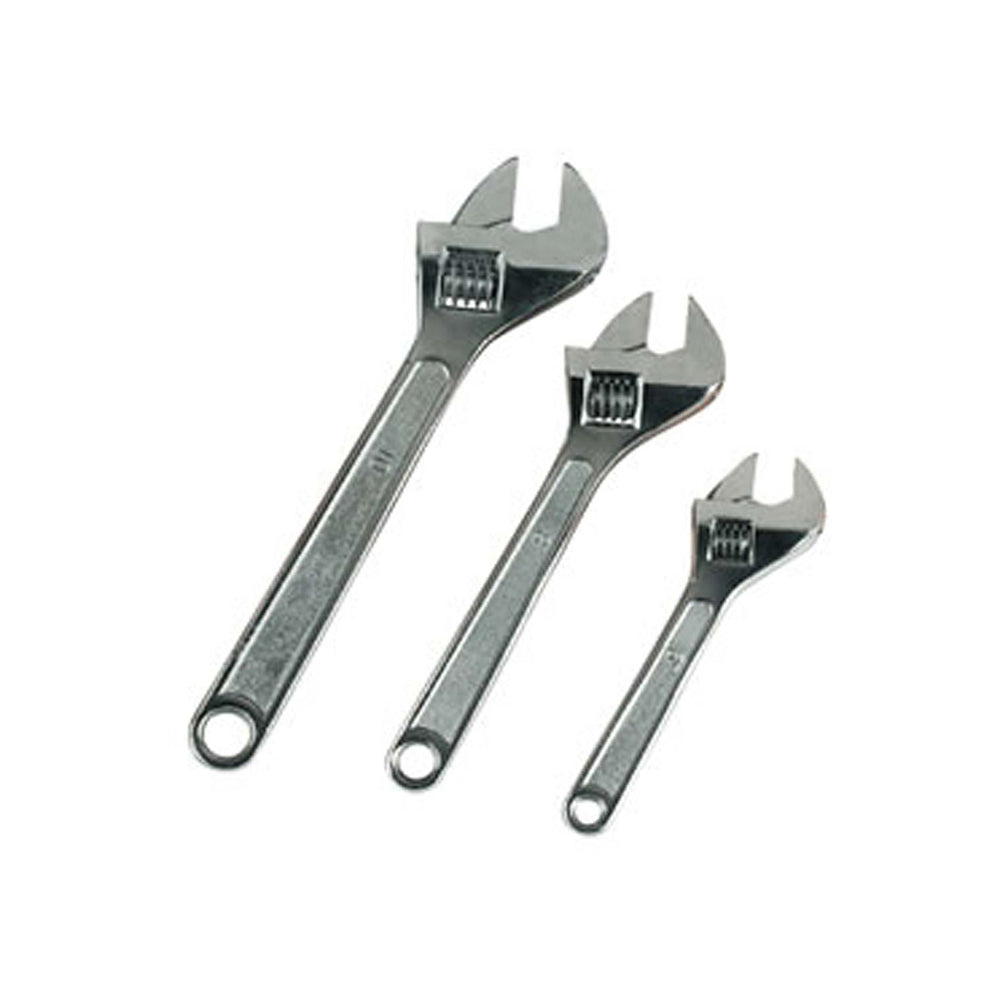 Adjustable Spanner Set 1 of Each Size 6, 8 And 10\"
