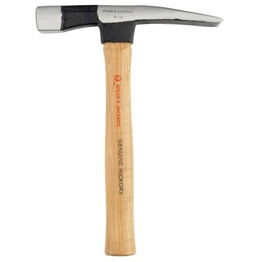 S&J Brick Hammer - 25oz - Hickory Handle