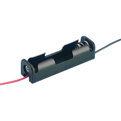 Battery Holder With Leads For 1 x AA - Pack Of 10