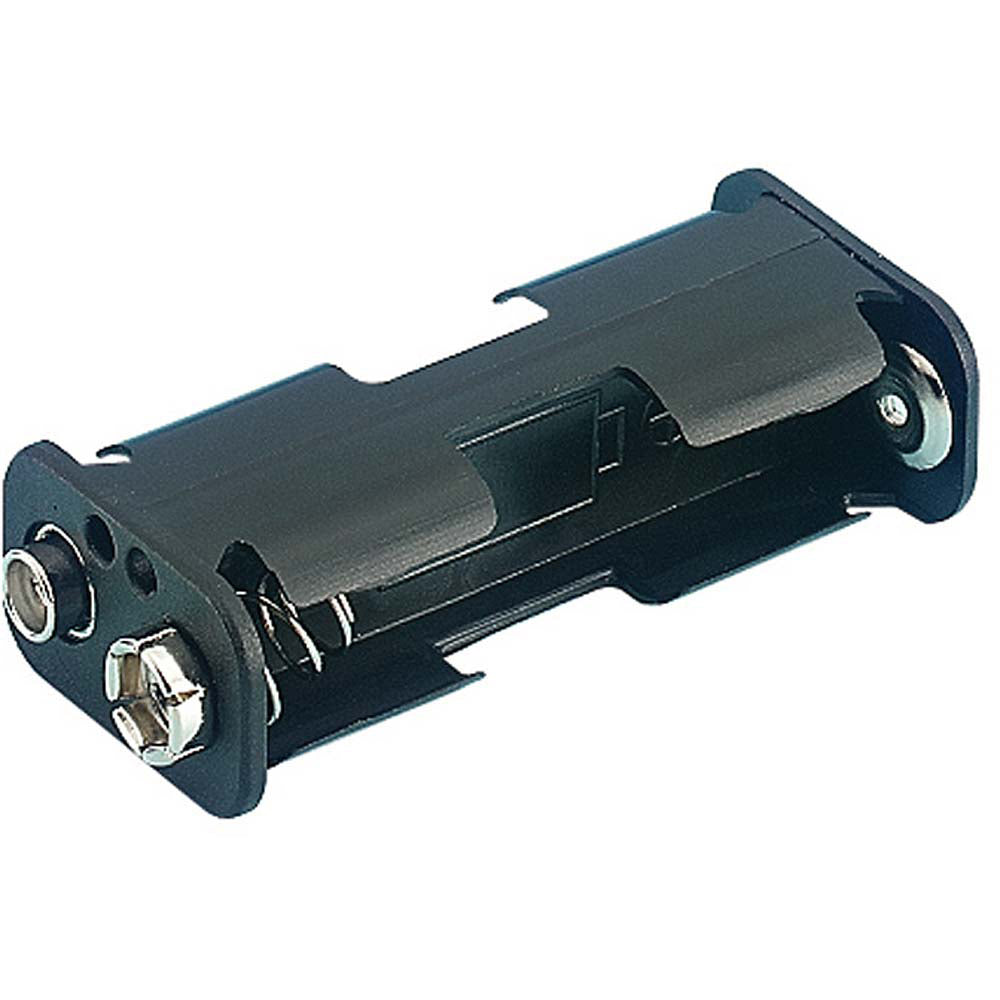 Battery Holder With Studs For 2 x AA - Pack of 10
