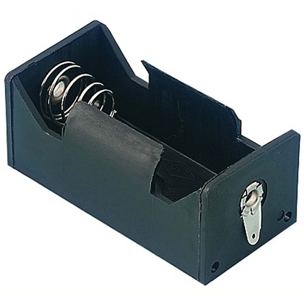 Battery Holder With Solder Tag For 1 x C Cell - Pack Of 10