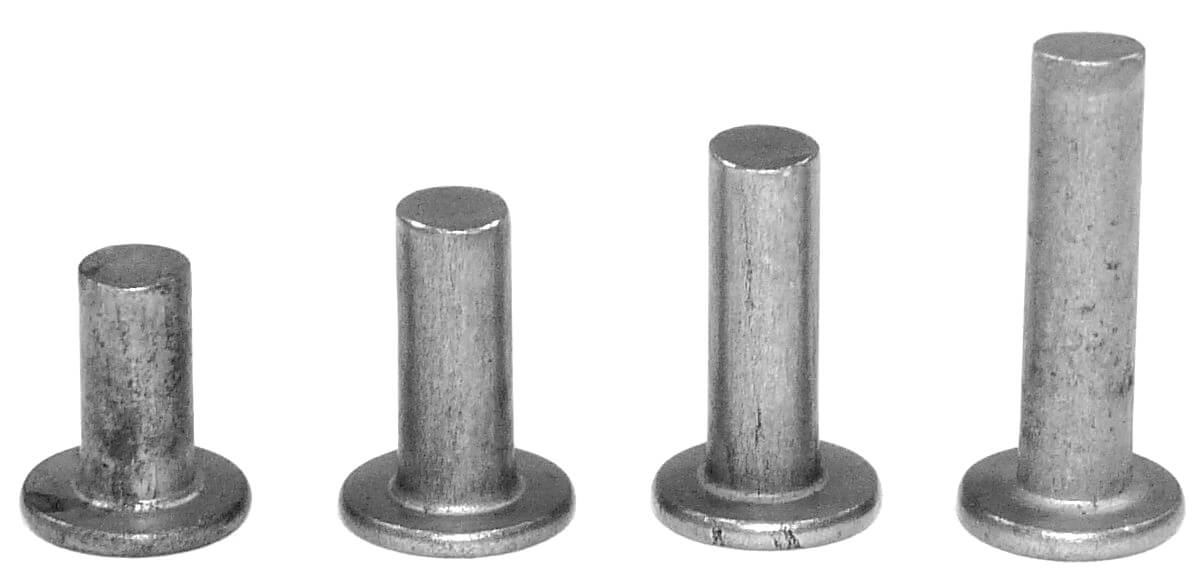 Traditional Rivets 3mm dia x 12mm - Pack of 120