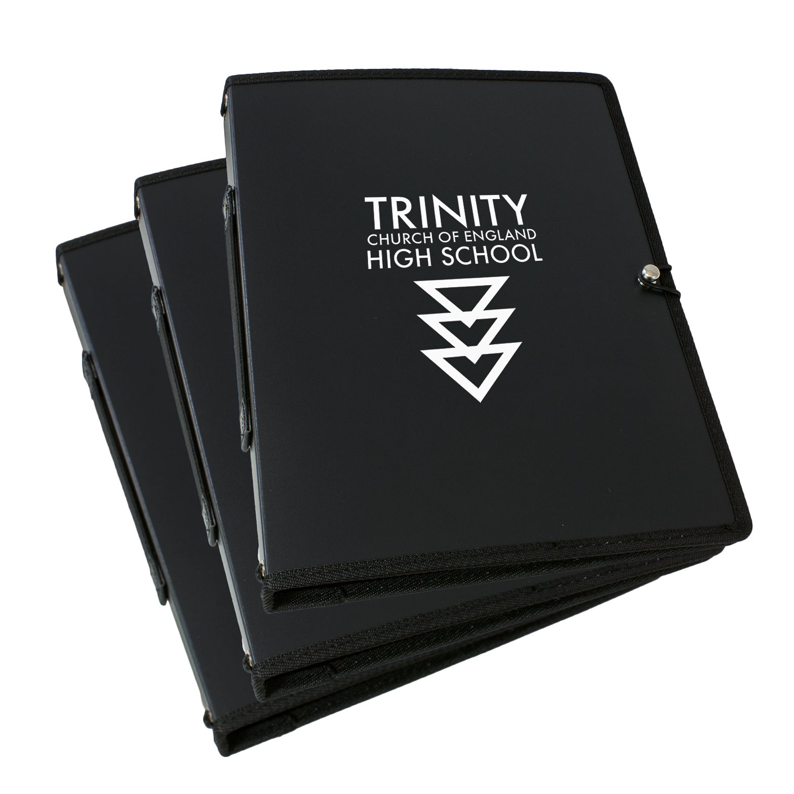 Choral music folder with custom print design - Black