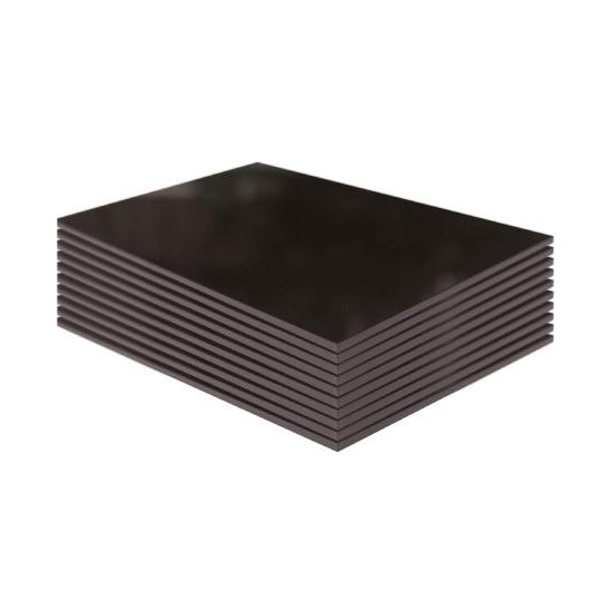 Cast Acrylic 3mm Sheet - Solid Black 1000 x 500mm Pack of 10