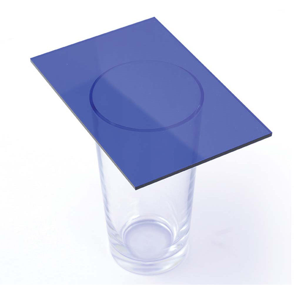 Tinted Cast Acrylic 3mm Sheet - Blue 600 x 400mm