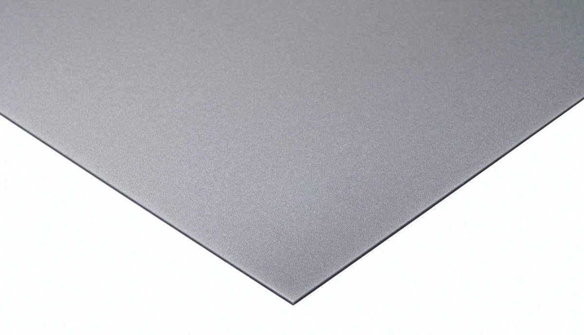 Sparkle Cast Acrylic 3mm Sheet - Silver Grey 600 x 400mm