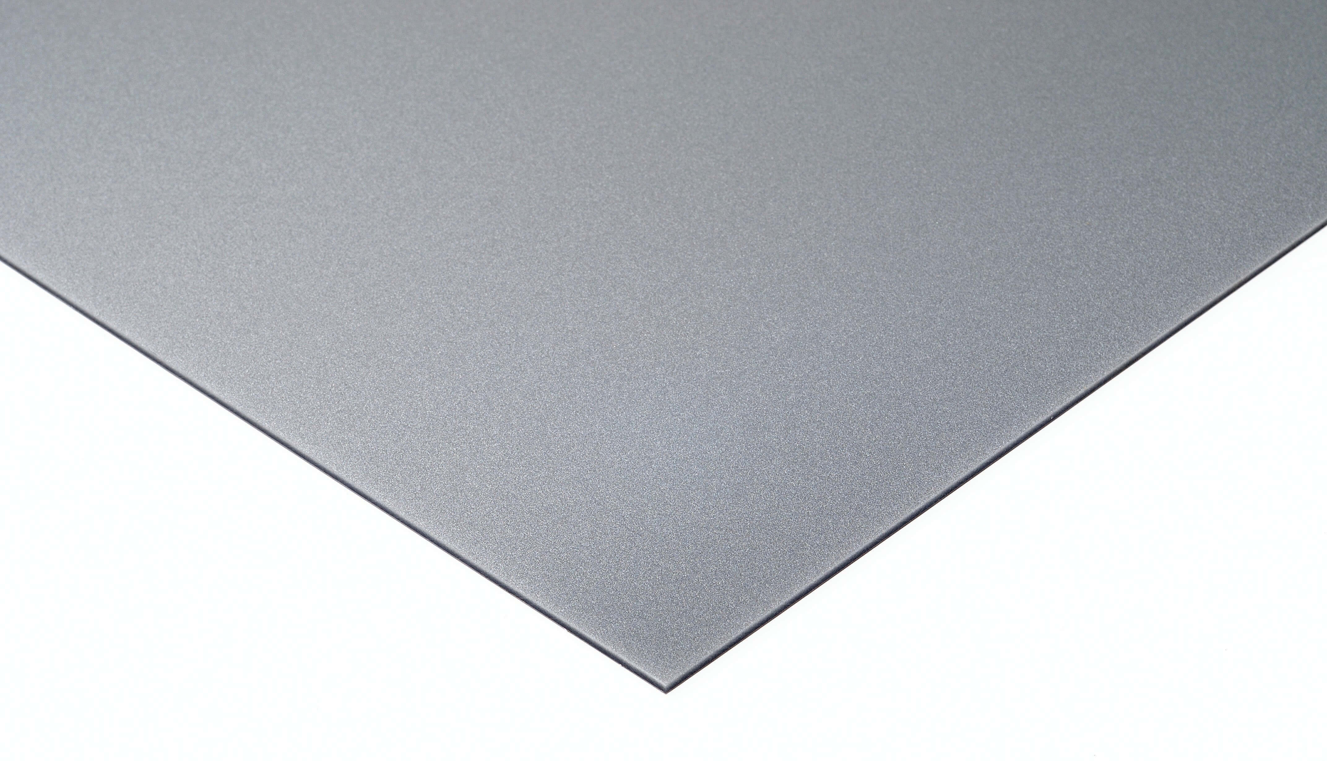 Sparkle Cast Acrylic 3mm Sheet - Silver Grey 1000 x 500mm