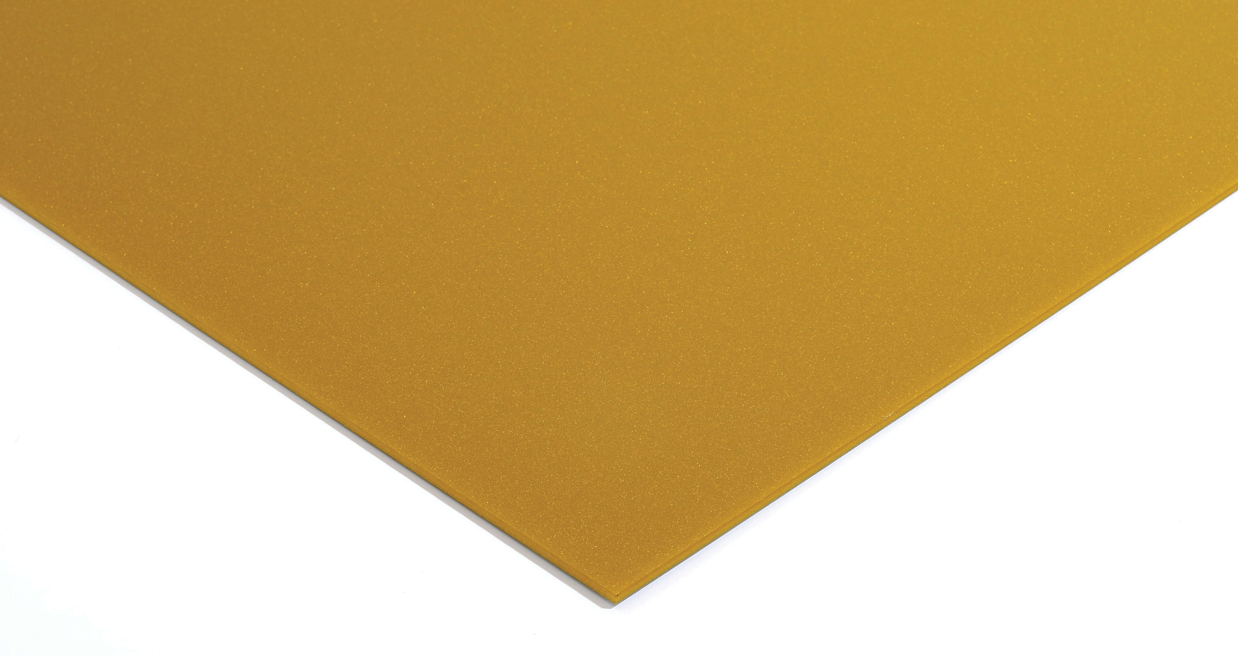Sparkle Cast Acrylic 3mm Sheet - Gold 1000 x 500mm