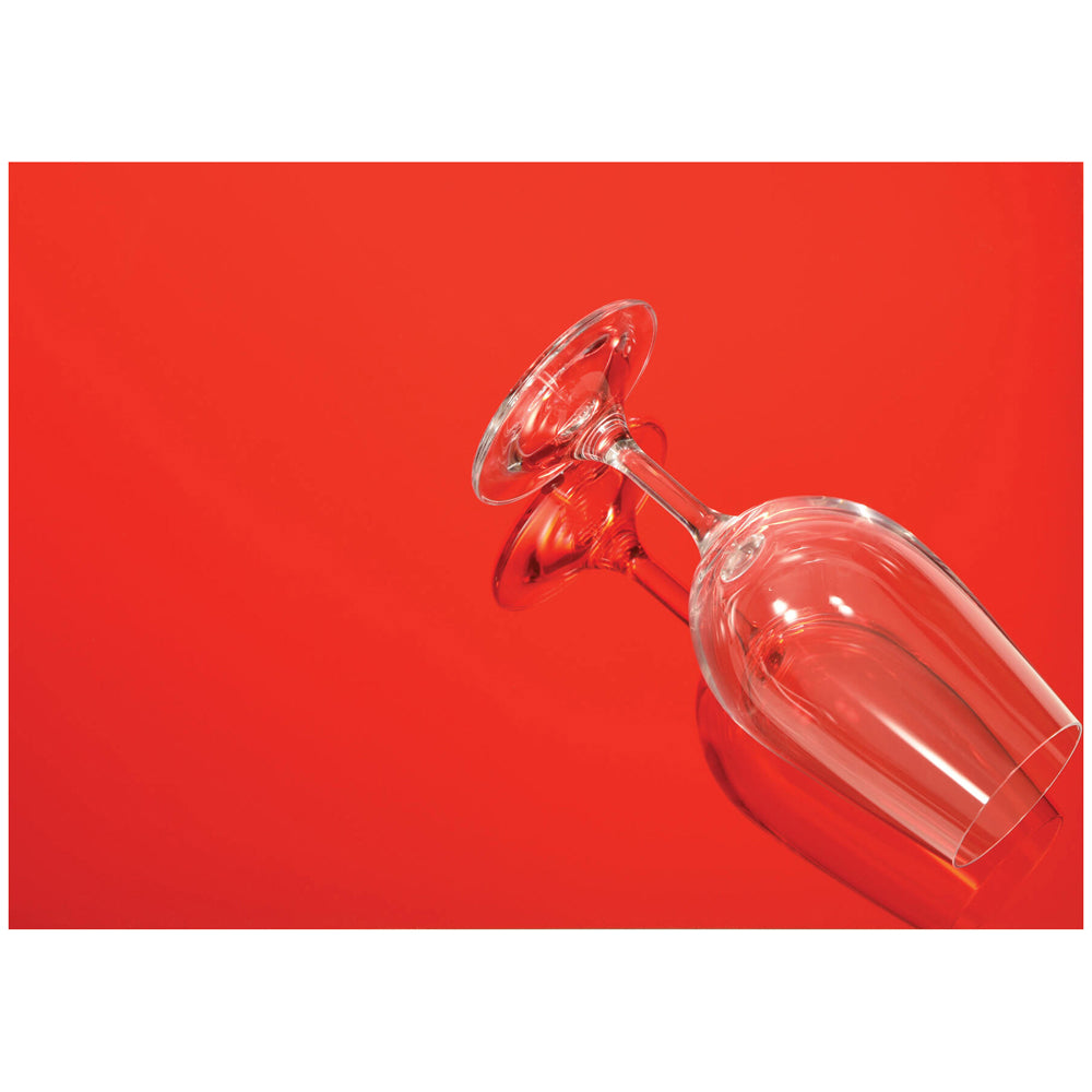 Mirrored Cast Acrylic 3mm Sheet - Red 600 x 400mm