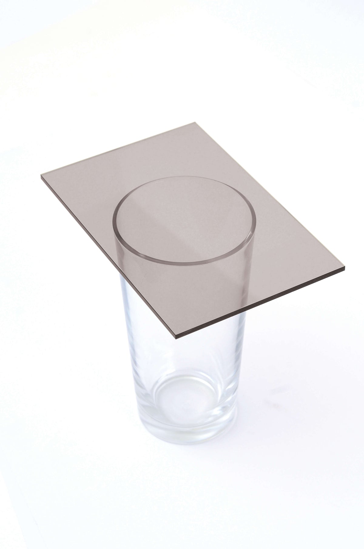 Tinted Cast Acrylic 3mm Sheet - Grey Smoked 600 x 400mm