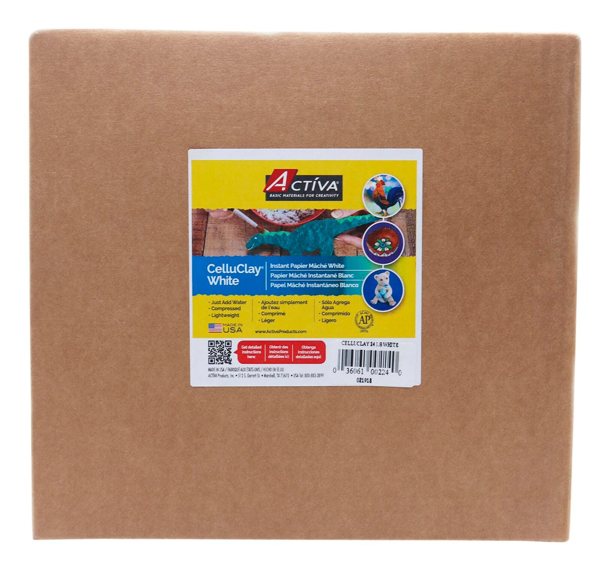 PAPER MACHE INSTANT WHITE 24 LB