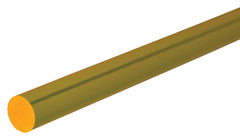 Fluorescent Acrylic Rod 6mm x 500mm - Yellow