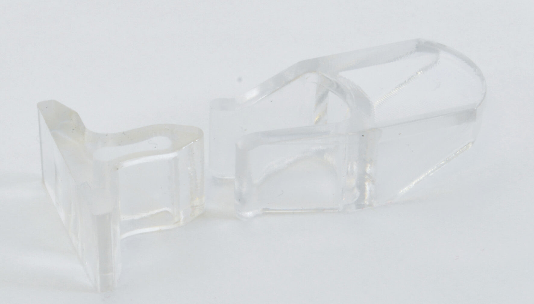 Clear Acrylic Door Catches - Pack of 10