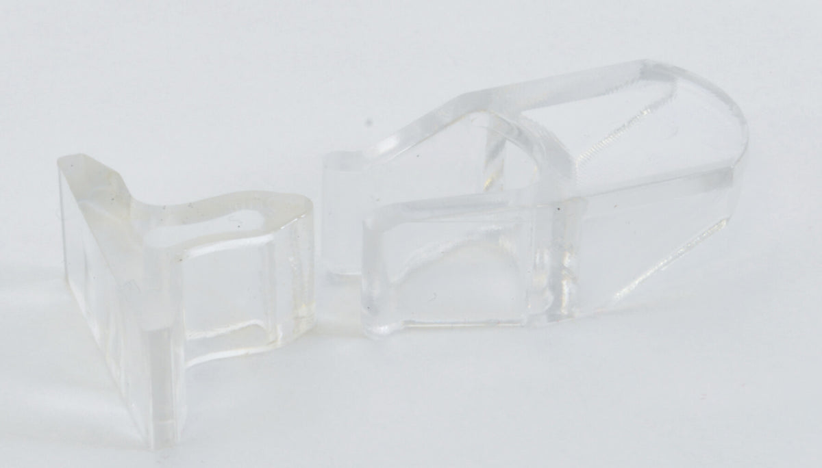 Clear Acrylic Door Catches - Pack of 10
