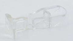 Clear Acrylic Door Catches - Pack of 10