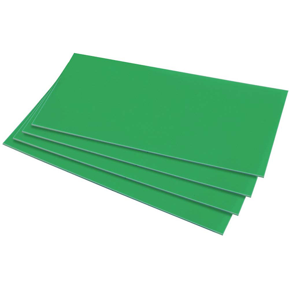 HIPS 1.0mm Sheet - 508mm x 457mm - Green