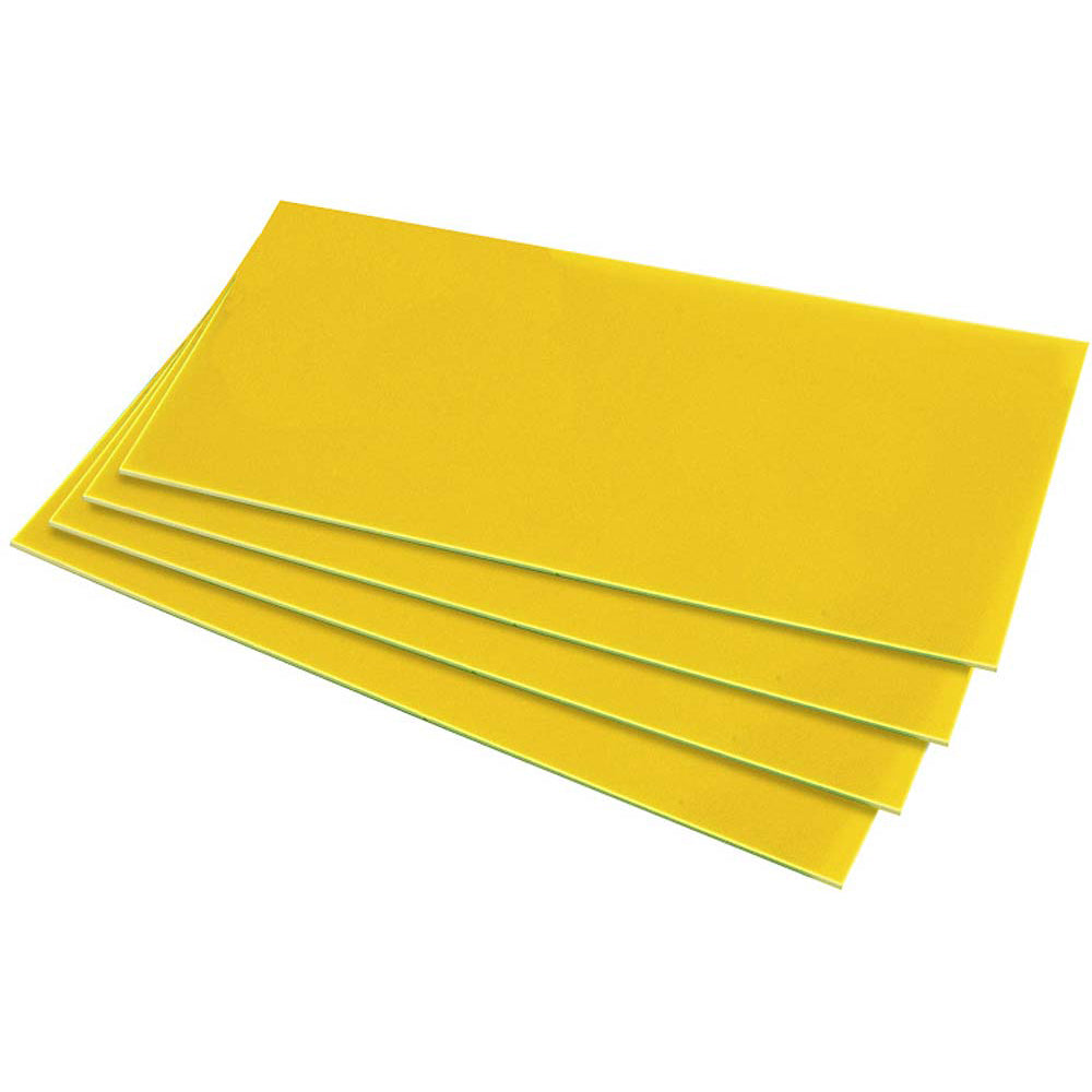 HIPS 1.0mm Sheet - 508mm x 457mm - Yellow