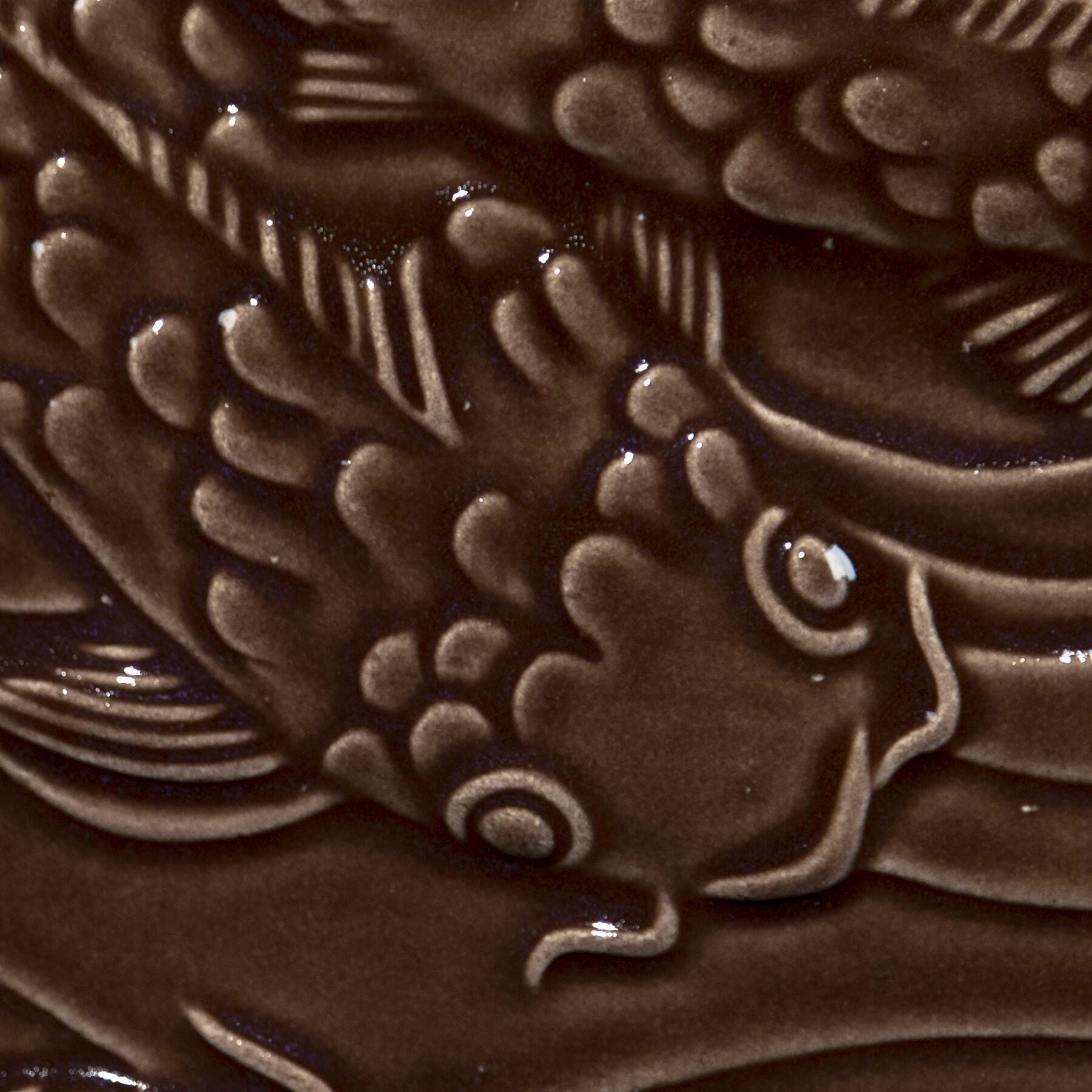 GLAZE AMACO LOW FIRE GLOSS LG-30 CHOCOLATE BROWN PINT