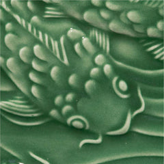 GLAZE AMACO LOW FIRE GLOSS LG-40 DARK GREEN PINT
